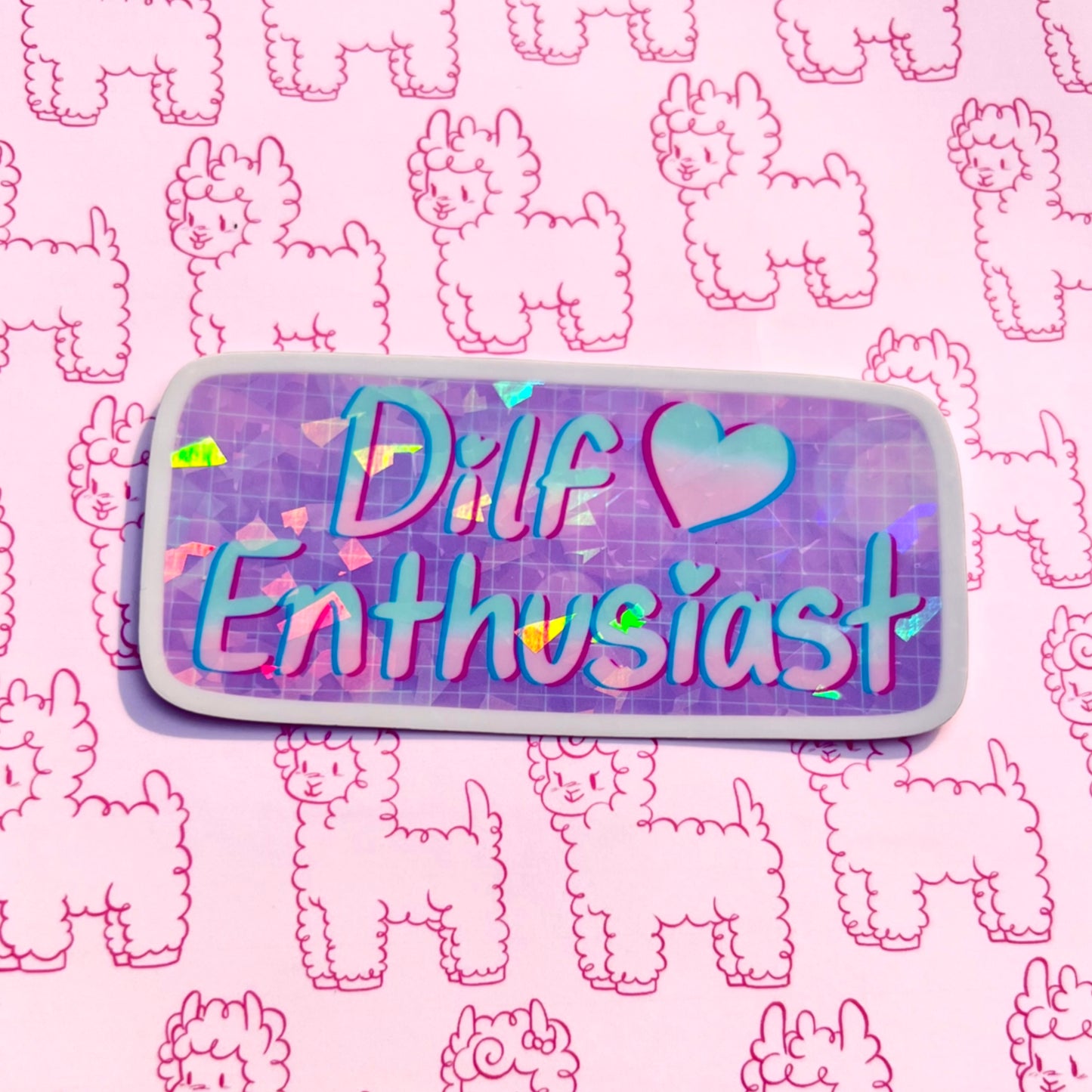 A Dilf Enthusiast Sticker