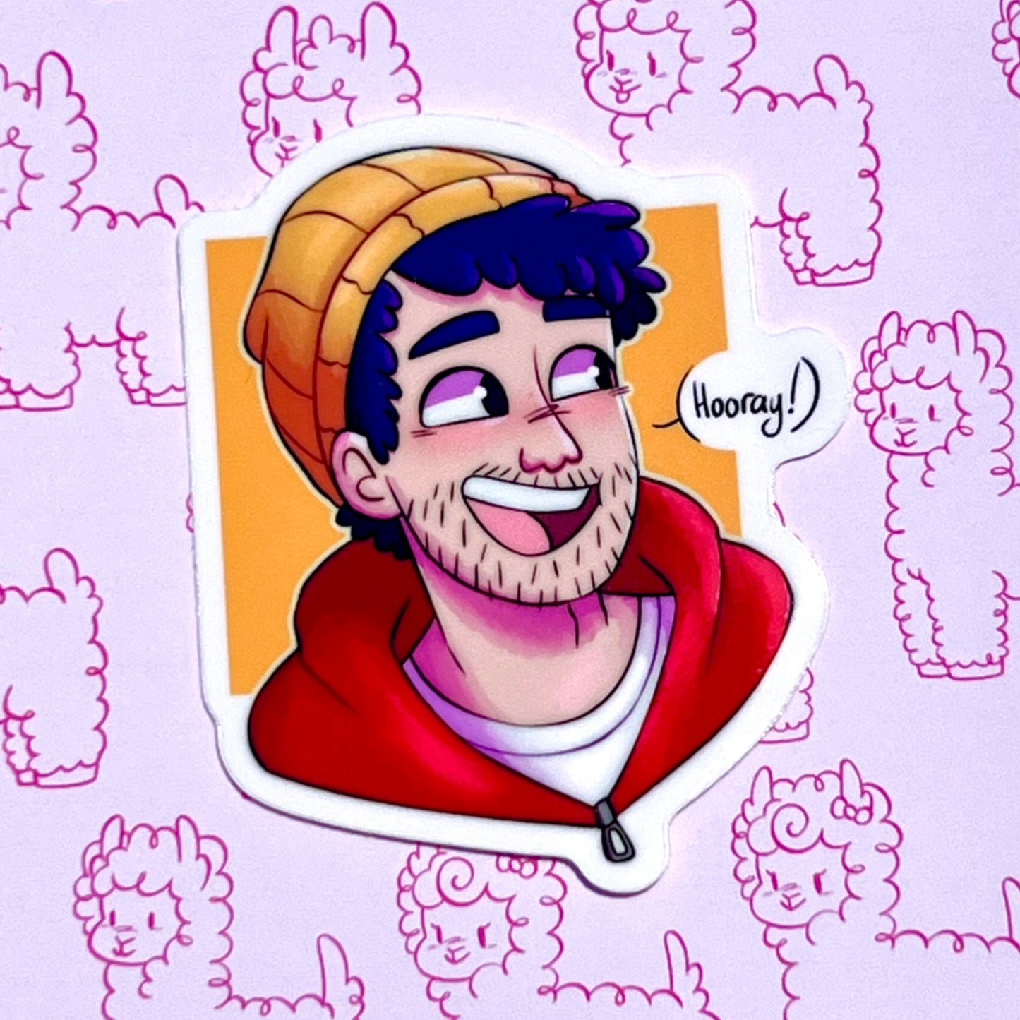 Todd! Hooray! Sticker